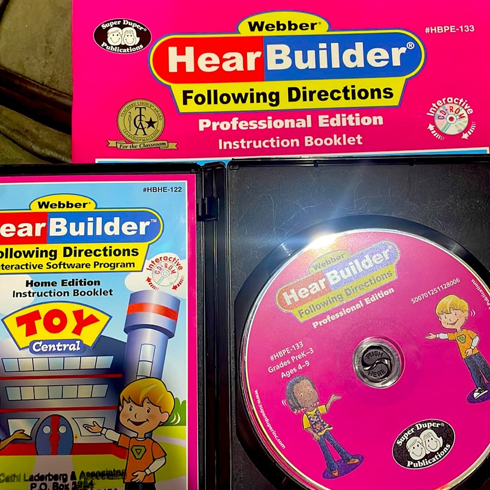 Hear Builder Phonological Awareness Book with Cd Professional Edition